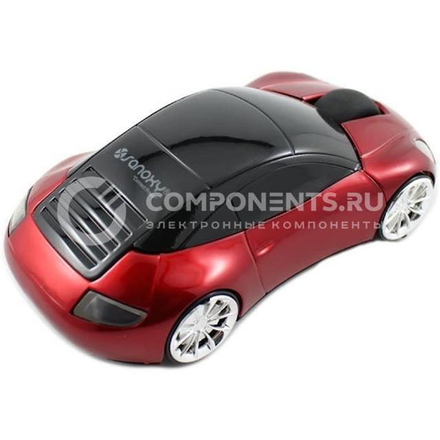 SANOXY-CAR-MOUSE-RED