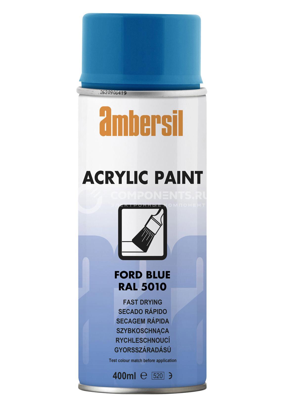 ACRYLIC PAINT, BLUE RAL 5010, 400ML